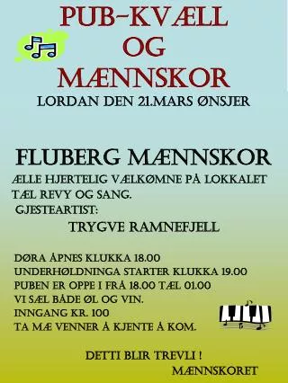 pub kv ll og m nnskor