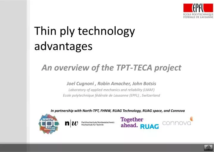 thin ply technology advantages