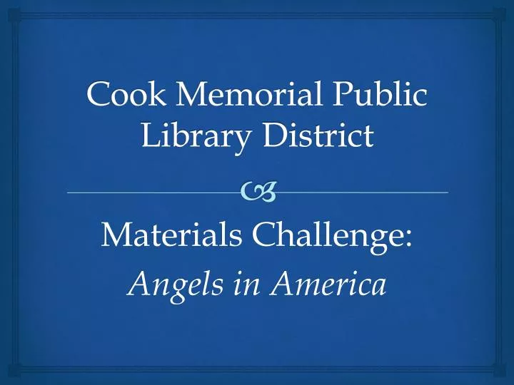 cook memorial public library district