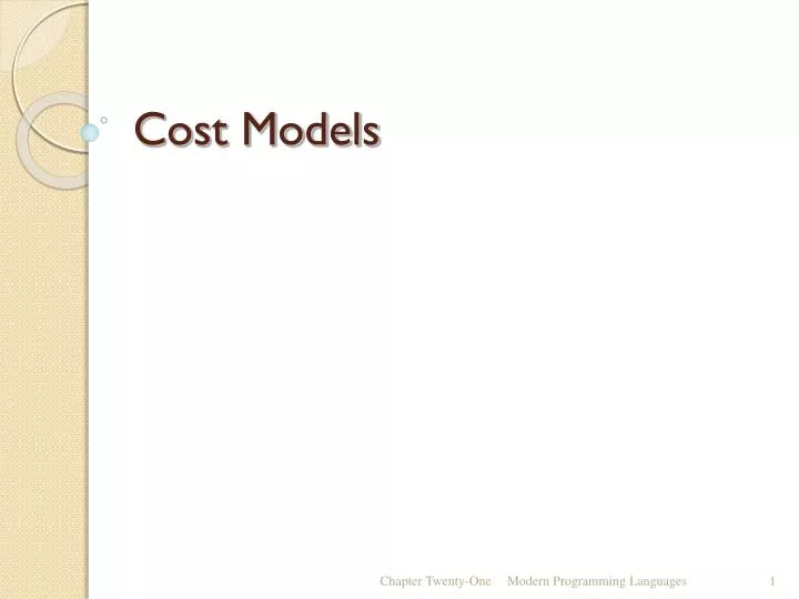 cost models