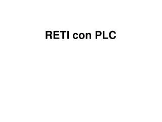 reti con plc