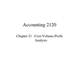 Accounting 2120