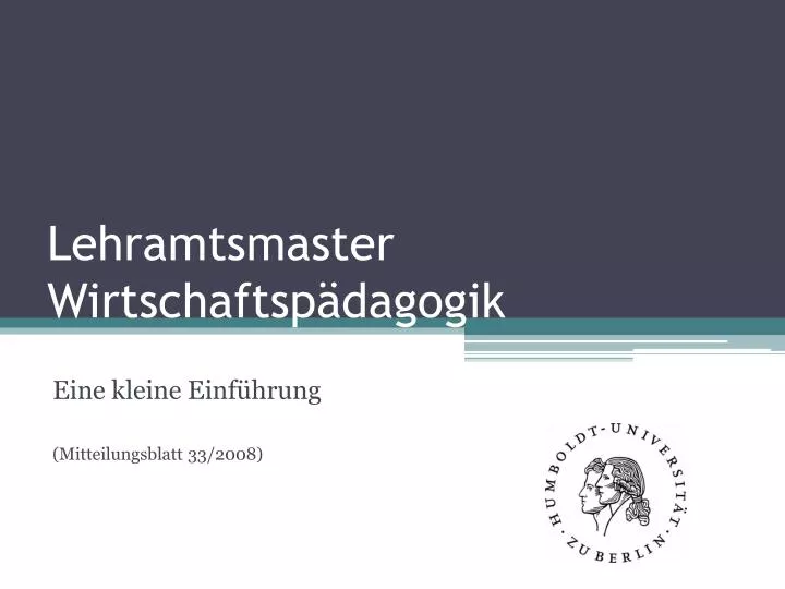 lehramtsmaster wirtschaftsp dagogik