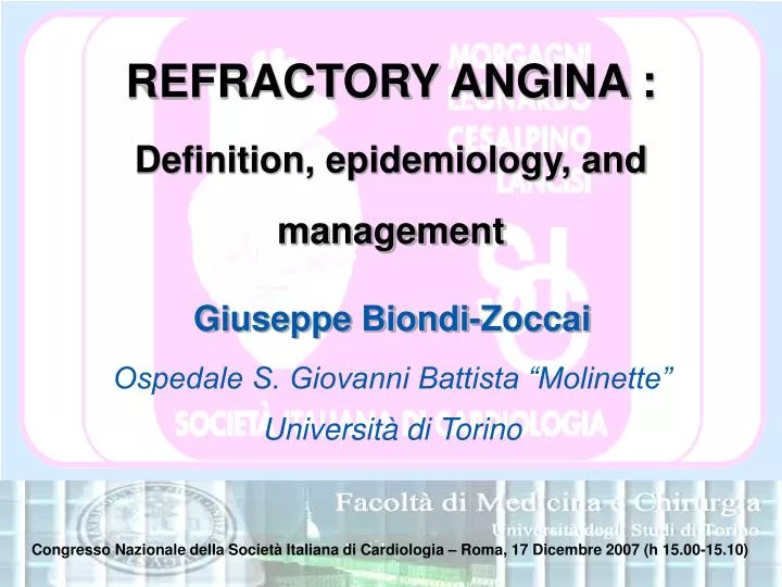 refractory angina definition epidemiology and management