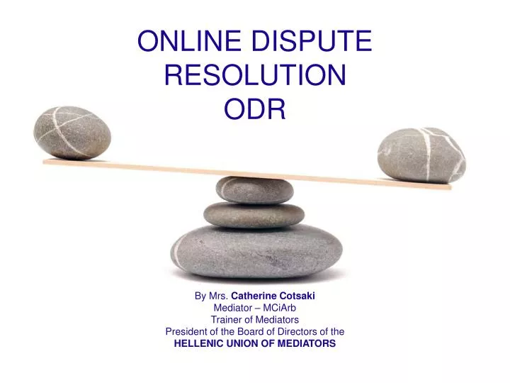 online dispute resolution odr