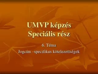 umvp k pz s speci lis r sz