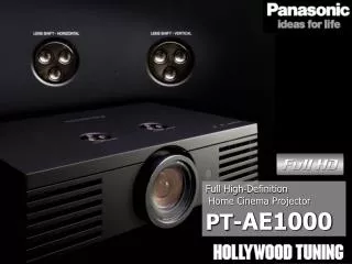 Full High?Definition Home Cinema Projector PT- AE1000