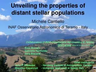 Unveiling the properties of distant stellar populations
