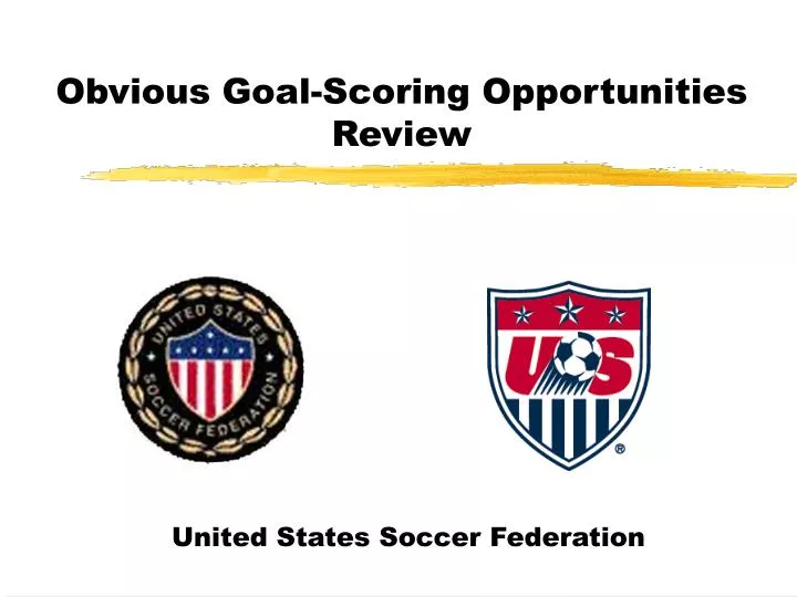 obvious goal scoring opportunities review