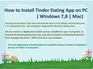 tinder app download for computer