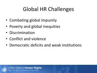 Global HR Challenges