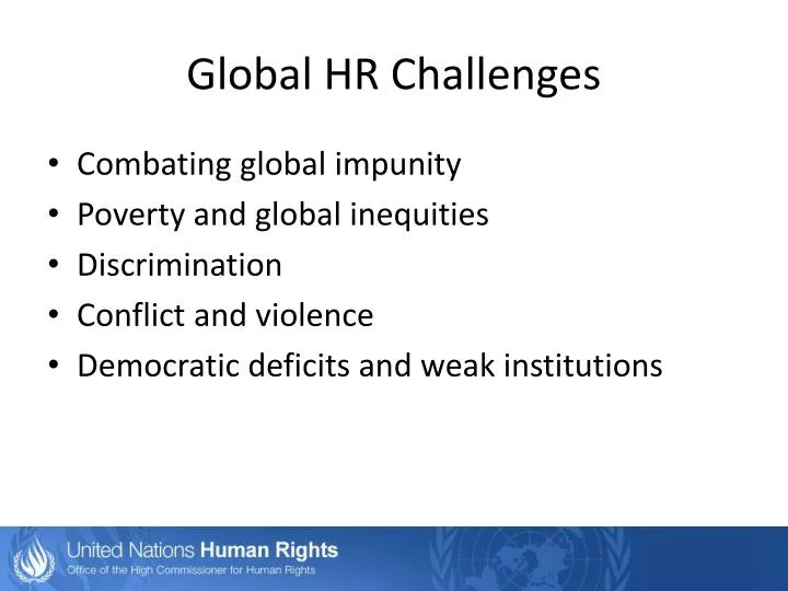 global hr challenges
