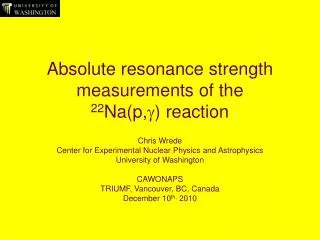 Absolute resonance strength measurements of the 22 Na(p, g ) reaction