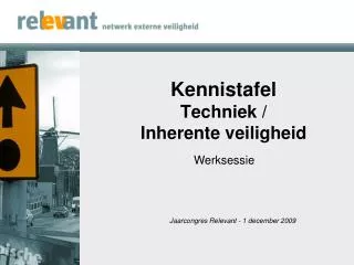 kennistafel techniek inherente veiligheid