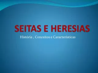 seitas e heresias