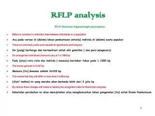 rflp analysis