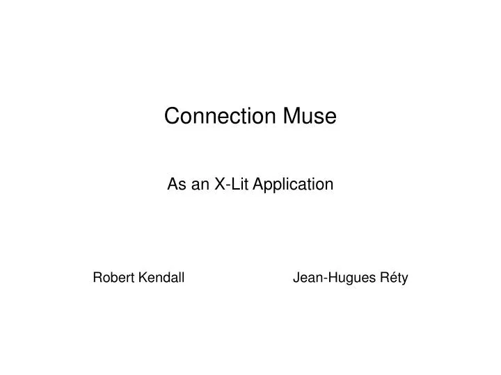 connection muse