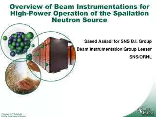 Overview of Beam Instrumentations for High-Power Operation of the Spallation Neutron Source