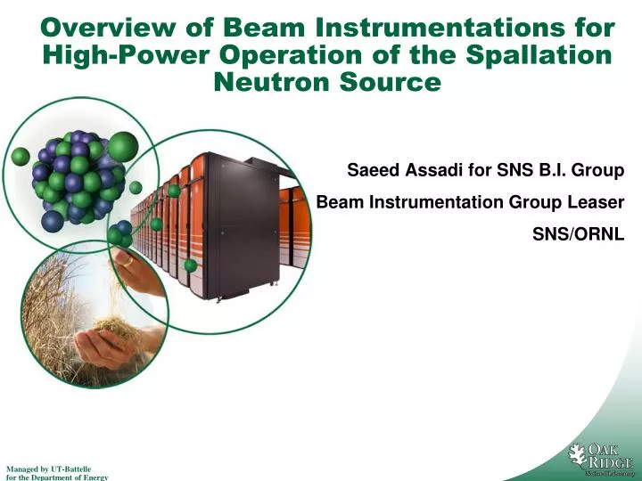 overview of beam instrumentations for high power operation of the spallation neutron source