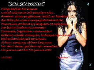sen sev yorum