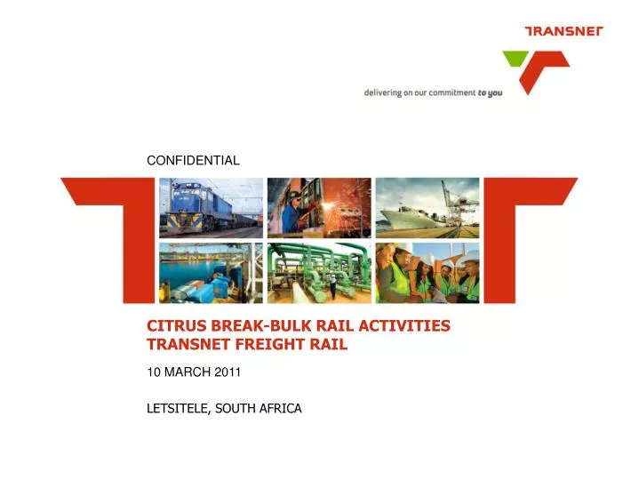 citrus break bulk rail activities transnet freight rail