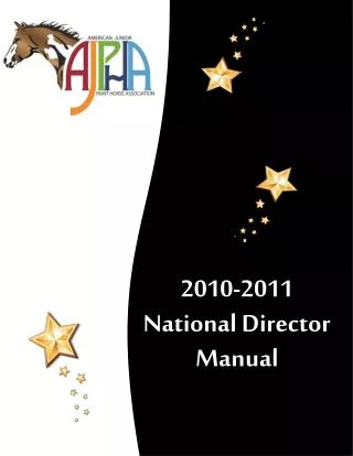 2010-2011 National Director Manual
