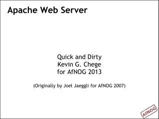 Apache Web Server