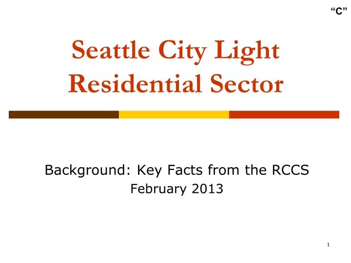 seattle city light residential sector