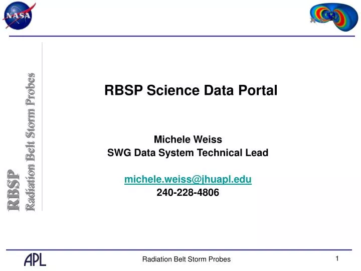 rbsp science data portal