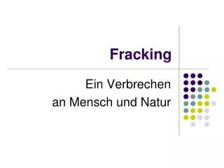 fracking
