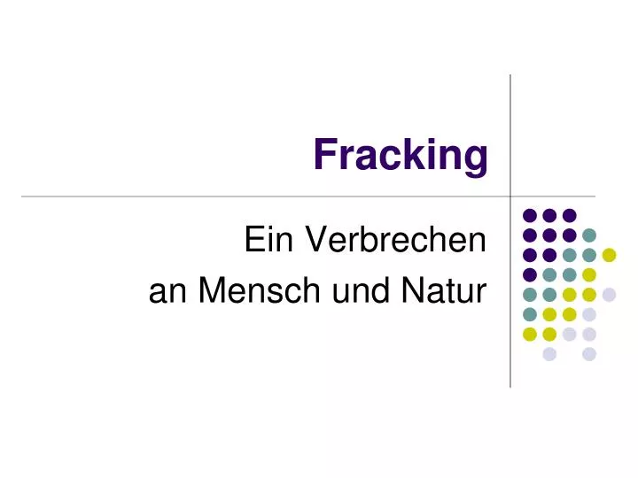 fracking