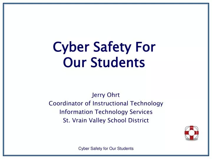 cyber safety for our students