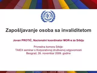 zapo ljavanje osoba sa invaliditetom