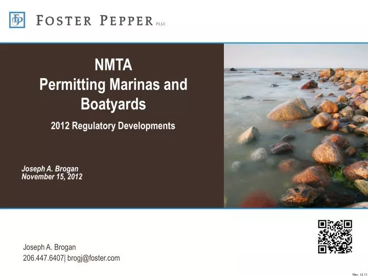 nmta permitting marinas and boatyards 2012 regulatory developments
