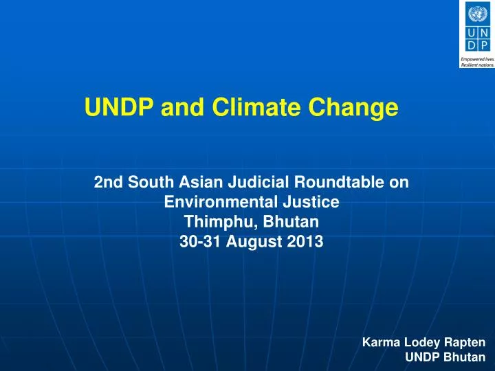 undp and climate change