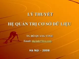 l thuy t h qu n tr c s d li u
