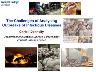 Christl Donnelly Department of Infectious Disease Epidemiology Imperial College London