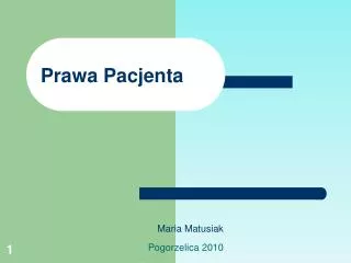 prawa pacjenta