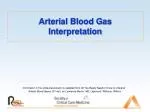 PPT - Arterial Blood Gas Analysis PowerPoint Presentation, Free ...