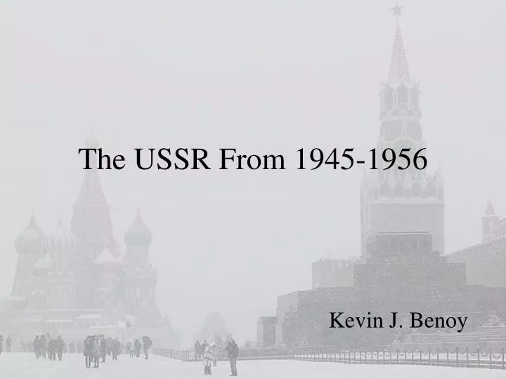 the ussr from 1945 1956