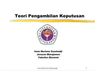 teori pengambilan keputusan