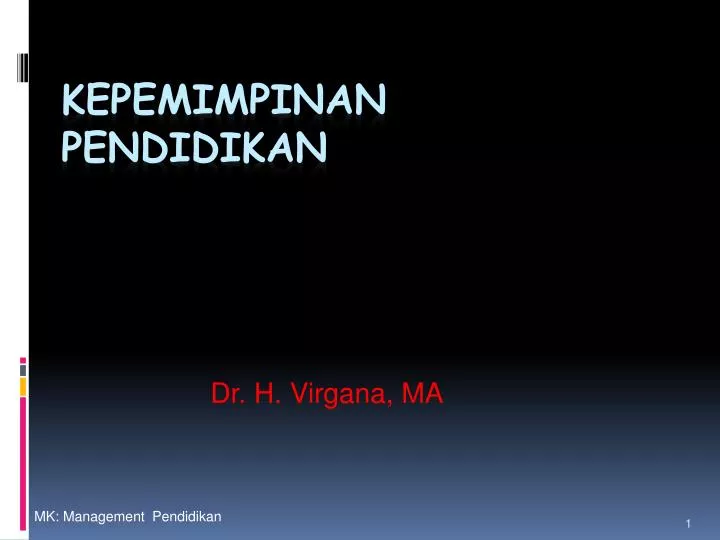 kepemimpinan pendidikan