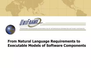 From Natural Language Requirements to Executable Models of Software Components