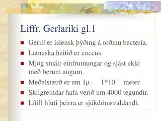 Liffr. Gerlariki gl.1