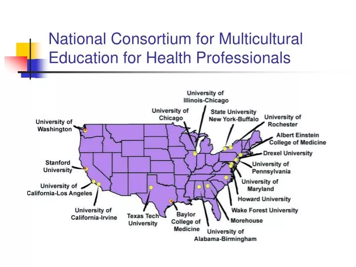national consortium for multicultural education for health professionals