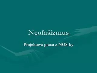 neofa izmus
