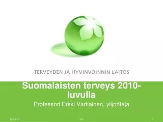 suomalaisten terveys 2010 luvulla