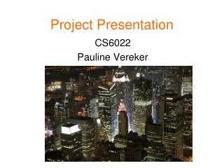 Project Presentation