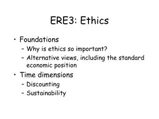 ERE3: Ethics