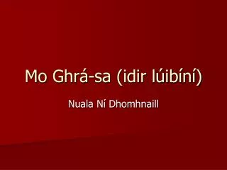 mo ghr sa idir l ib n